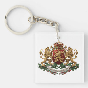Llavero emblema escudo de armas símbolo bandera de Bulgari