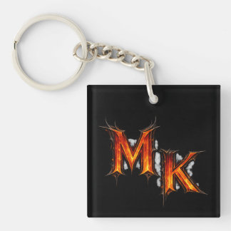 Llavero Emblema gótico infernal MK