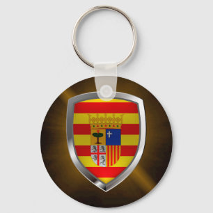 Llavero Emblema metálico de Aragón