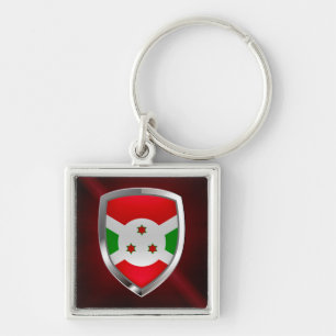 Llavero Emblema metálico de Burundi