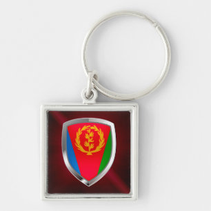 Llavero Emblema metálico de Eritrea
