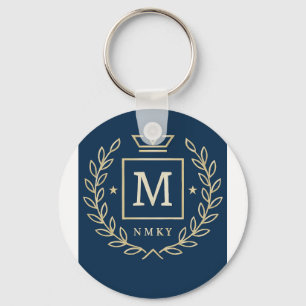 Llavero "Emblema Real NMKY – Diseño de Cresta con Monogram