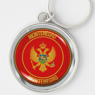 Llavero Emblema redondeado de Montenegro