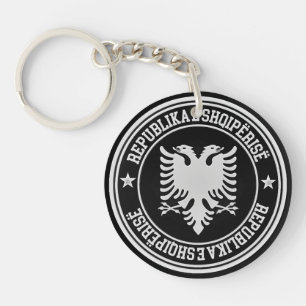 Llavero Emblema redondo de Albania