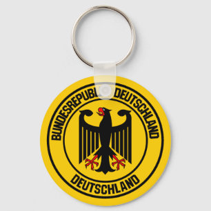 Llavero Emblema redondo de Alemania