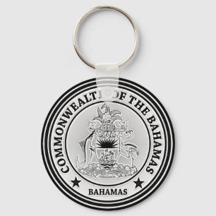 Llavero Emblema redondo de Bahamas