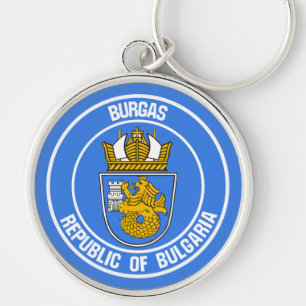 Llavero Emblema Redondo de Burgas
