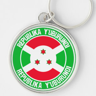 Llavero Emblema Redondo de Burundi