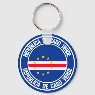 Llavero Emblema redondo de Cabo Verde