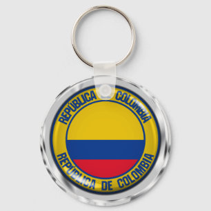 Llavero Emblema redondo de Colombia