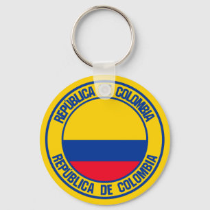 Llavero Emblema redondo de Colombia