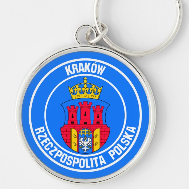 Llavero Emblema redondo de Cracovia (Frente)