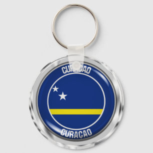 Llavero Emblema redondo de Curazao