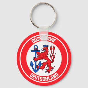 Llavero Emblema redondo de Düsseldorf