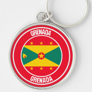 Llavero Emblema redondo de Grenada
