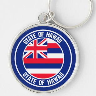 Llavero Emblema redondo de Hawái