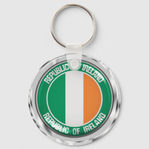 Llavero Emblema redondo de Irlanda