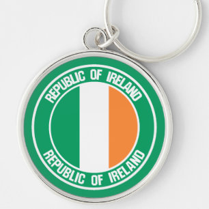 Llavero Emblema redondo de Irlanda