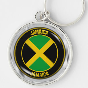 Llavero Emblema redondo de Jamaica