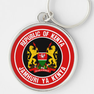 Llavero Emblema Redondo de Kenia