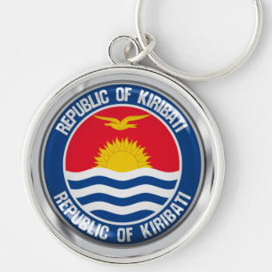 Llavero Emblema redondo de Kiribati