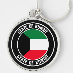 Llavero Emblema redondo de Kuwait