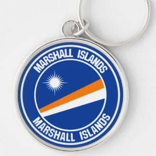Llavero Emblema Redondo de las Islas Marshall