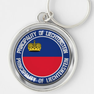 Llavero Emblema redondo de Liechtenstein