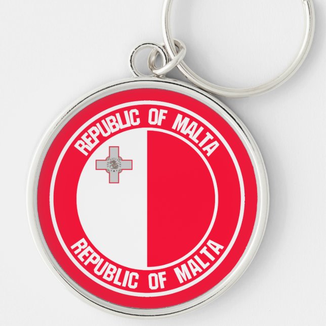 Llavero Emblema Redondo de Malta (Frente)