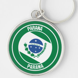 Llavero Emblema redondo de Paraná