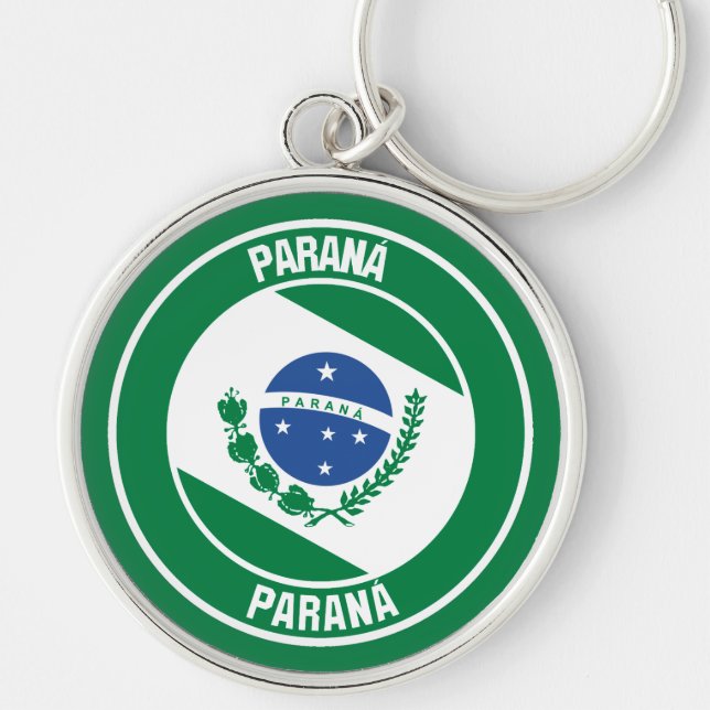 Llavero Emblema redondo de Paraná (Frente)