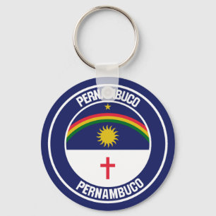 Llavero Emblema redondo de Pernambuco