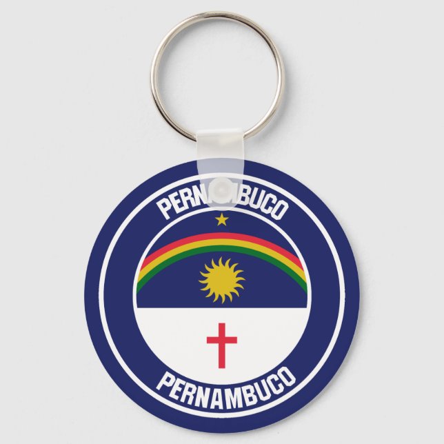 Llavero Emblema redondo de Pernambuco (Anverso)