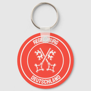 Llavero Emblema redondo de Regensburg