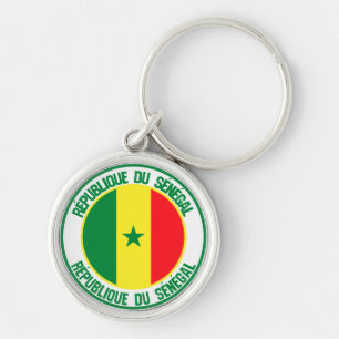 Llavero Emblema redondo de Senegal