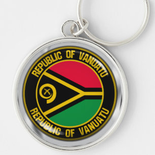 Llavero Emblema redondo de Vanuatu