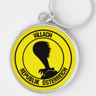 Llavero Emblema redondo de Villach