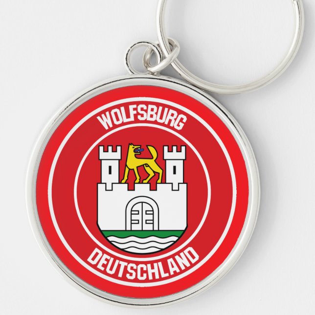 Llavero Emblema redondo de Wolfsburg (Frente)