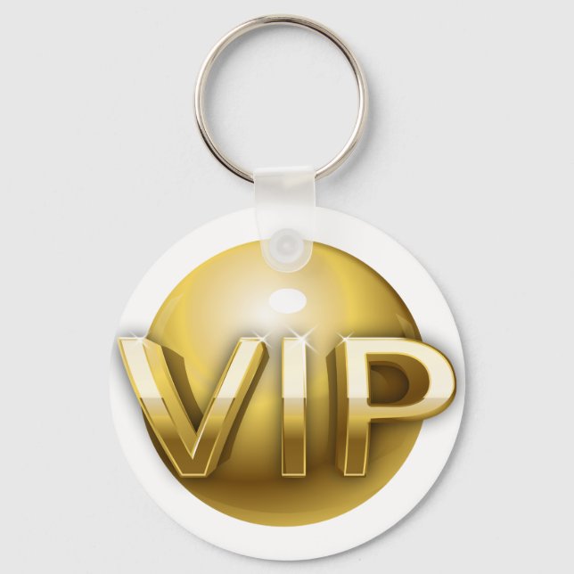 Llavero Emblema VIP de oro 3D de lujo (Anverso)