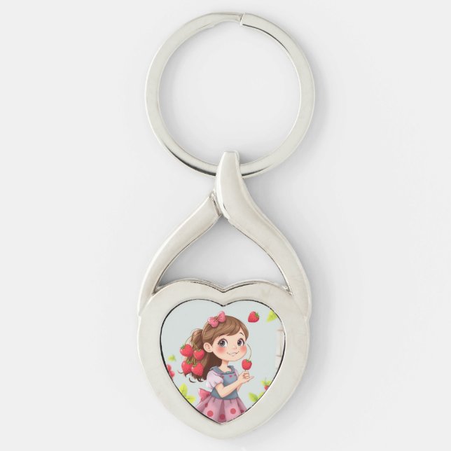 Llavero Emely – Die Erdbeerprinzessin (Anverso)