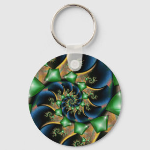 Llavero emeralds_on_satin
