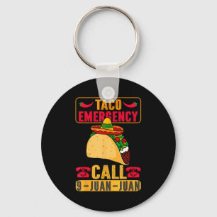 Llavero Emergencia Divertida Taco Cinco De Mayo Hombres Mu