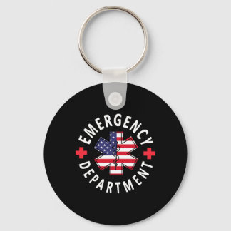 Llavero Emergency Department 4th Of July Usa Emergency Roo