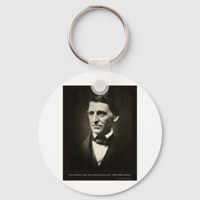 Llavero Emerson Love Of Beauty Es Taste Love Quote Gifts (Anverso)