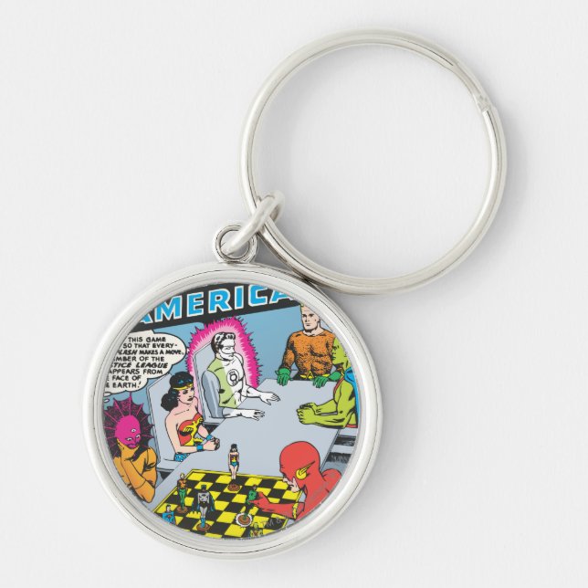 Llavero Emisión de la Liga de Justicia de Estados Unidos # (Frente)