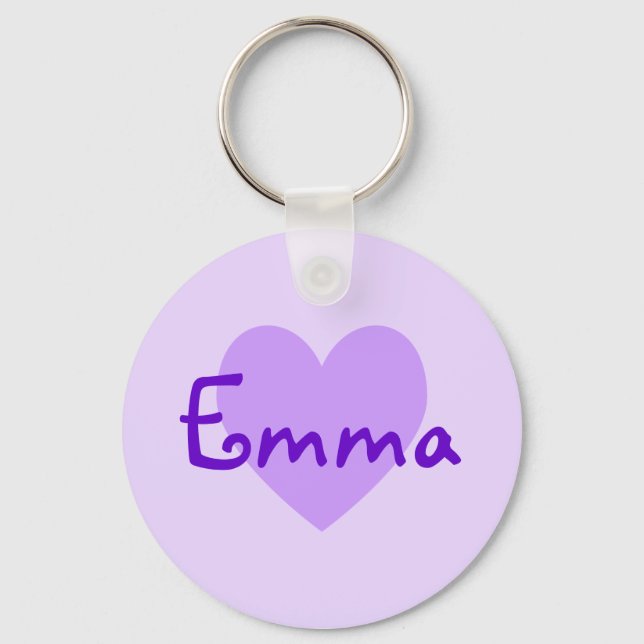 Llavero Emma en morado (Anverso)