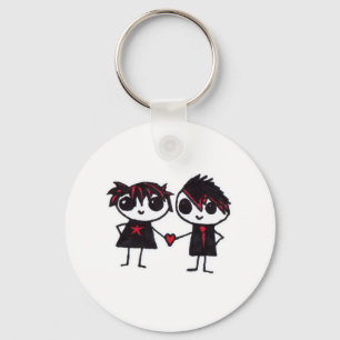 Llavero Emo enamorado