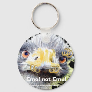 Llavero ¡Emo! ¡No Emu!