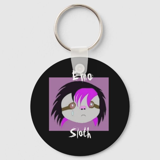 Llavero Emo Sloth Keychain (Anverso)