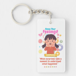 Llavero Emoción de los niños con cara de sorpresa